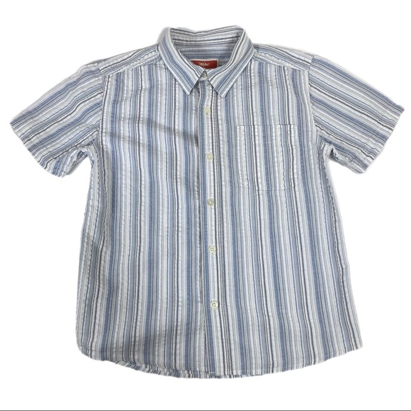 Mossimo Boys Striped Short Sleeve Button Down - Picture 1 of 6